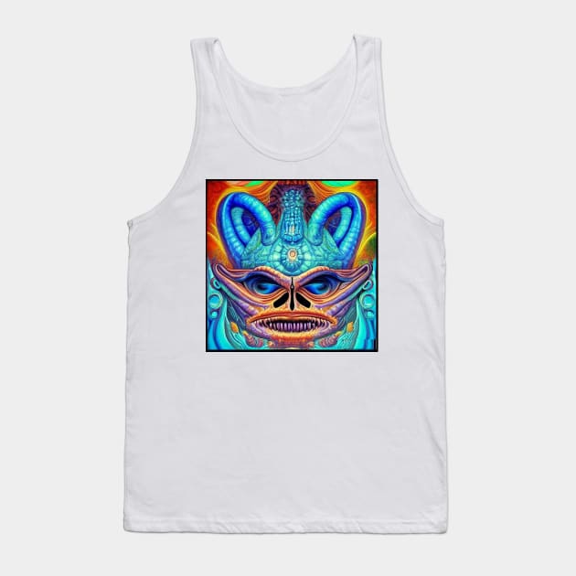 baroque painting about aliens Tank Top by felipequeiroz